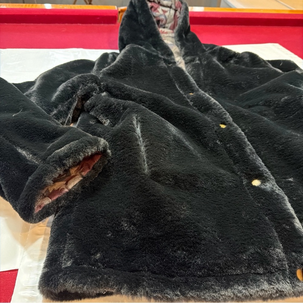 Pendleton Reversible Winter JACKET BLACK/ Maroon … - image 11